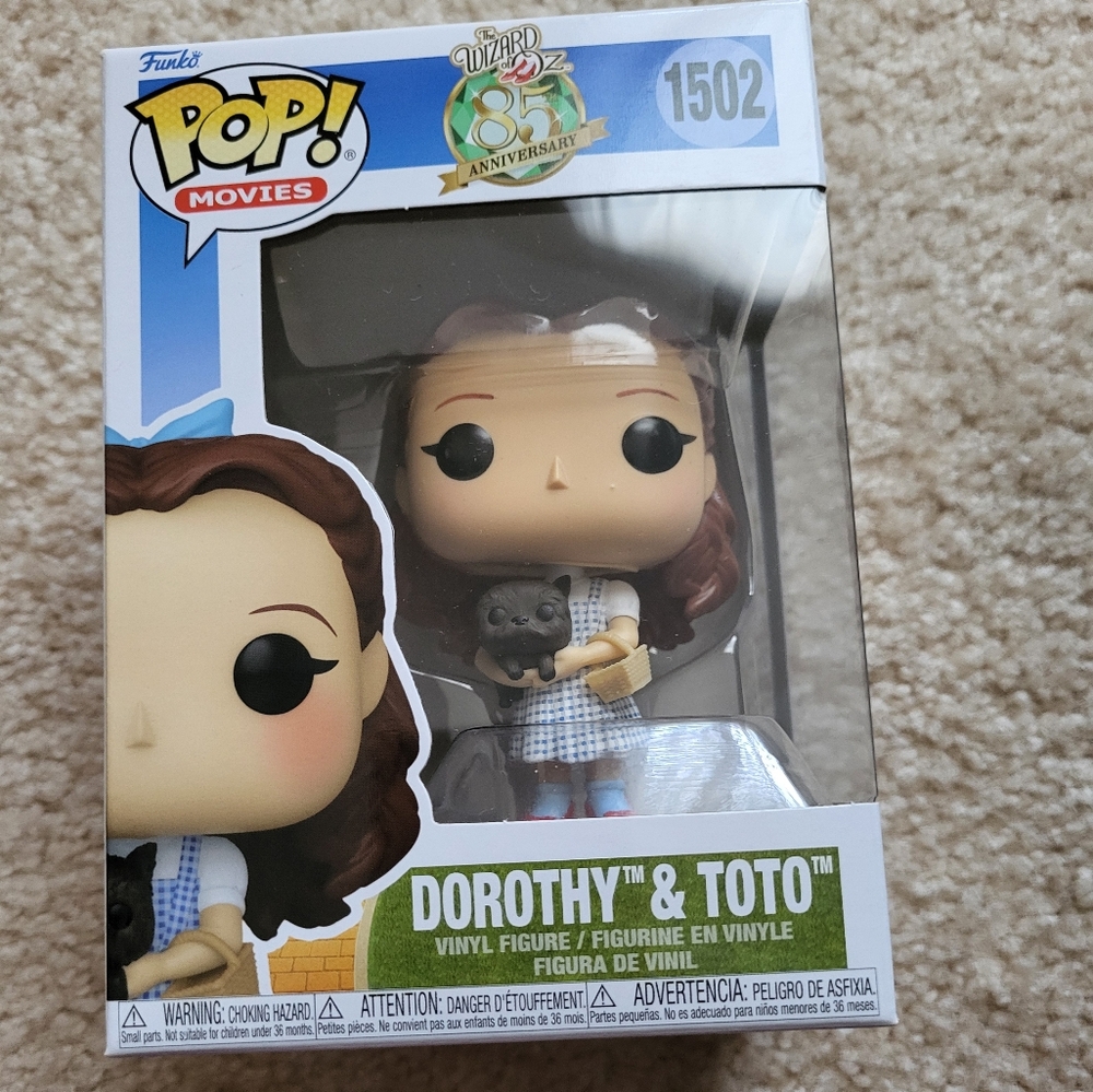 Wizard of oz Dorothy & toto funko pop #1502